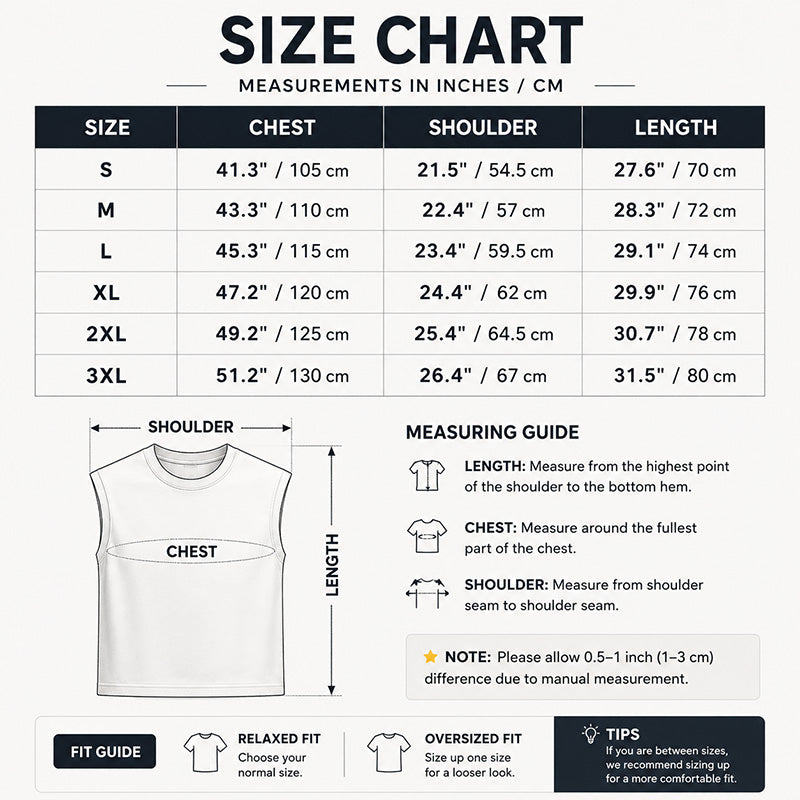 Men's Casual Sleeveless T-Shirt, Relaxed Fit Lightweight Breathable Tank Top for Summer