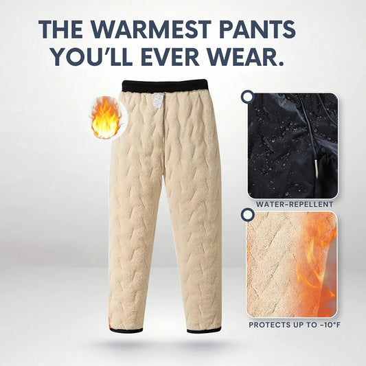 Sherpa-Lined Winter Pants