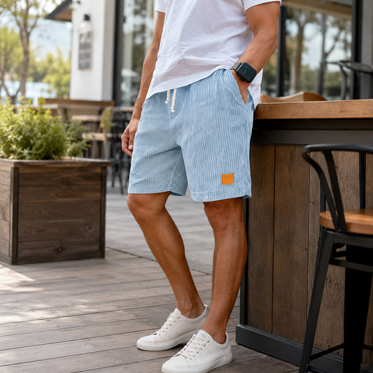 Men's Stretch Corduroy Drawstring Shorts