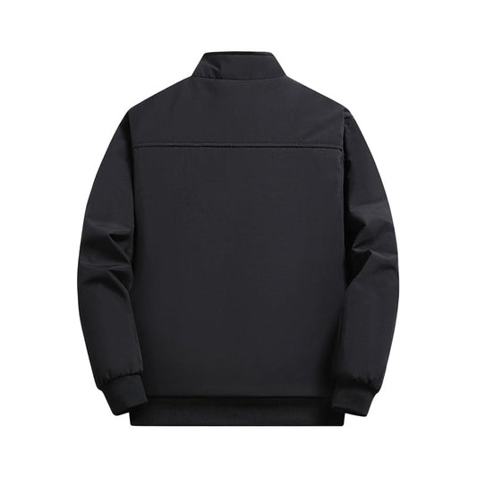 Men's Insulated Stand Collar Jacket – Padded or Fleece Lined