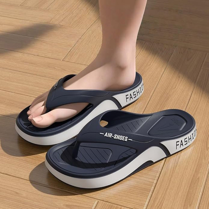 Men's Durable Non-Slip Flip-Flops | Soft Sole Casual Beach Slippers