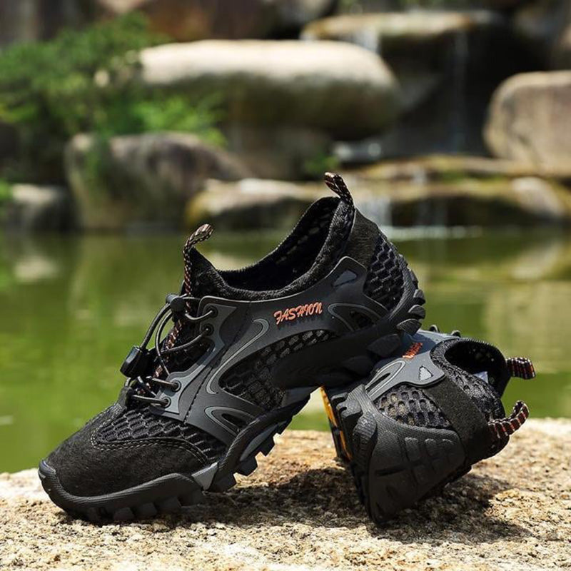 Men's Quick Dry Mesh Water Shoes for Beach, Hiking, Camping & Creek Walking