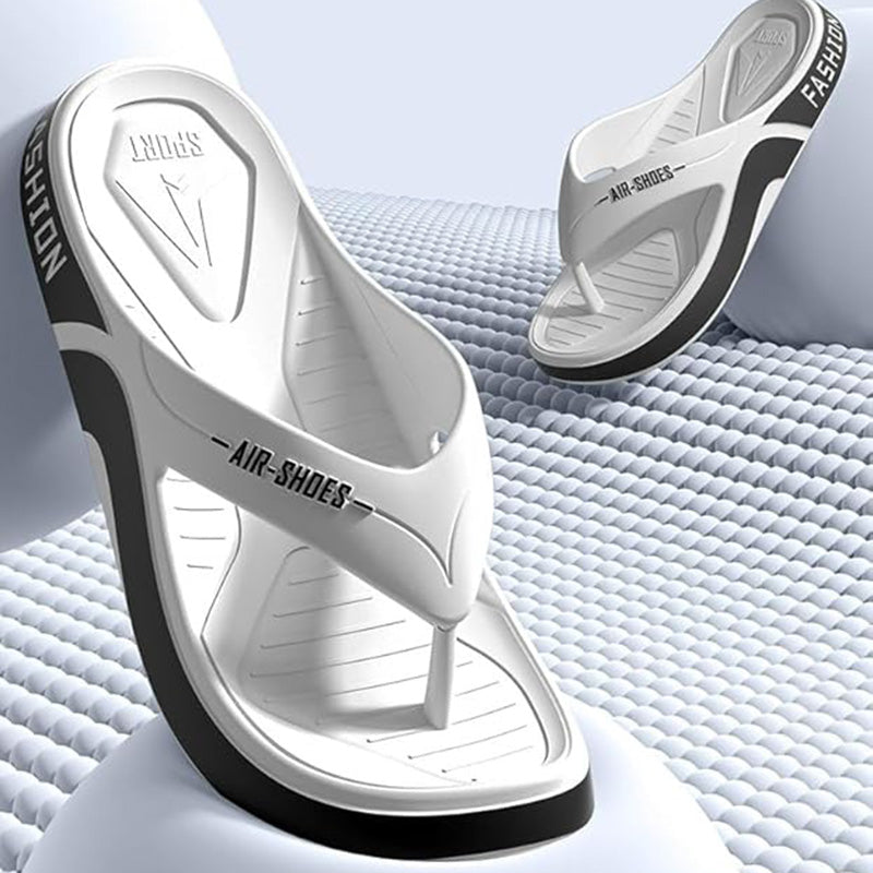 Men's Durable Non-Slip Flip-Flops | Soft Sole Casual Beach Slippers