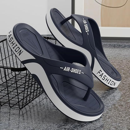 Men's Durable Non-Slip Flip-Flops | Soft Sole Casual Beach Slippers