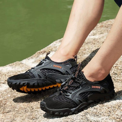 Men's Quick Dry Mesh Water Shoes for Beach, Hiking, Camping & Creek Walking