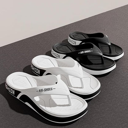 Men's Durable Non-Slip Flip-Flops | Soft Sole Casual Beach Slippers