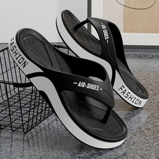 Men's Durable Non-Slip Flip-Flops | Soft Sole Casual Beach Slippers