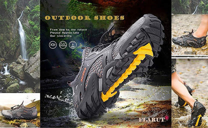 Men's Quick Dry Mesh Water Shoes for Beach, Hiking, Camping & Creek Walking