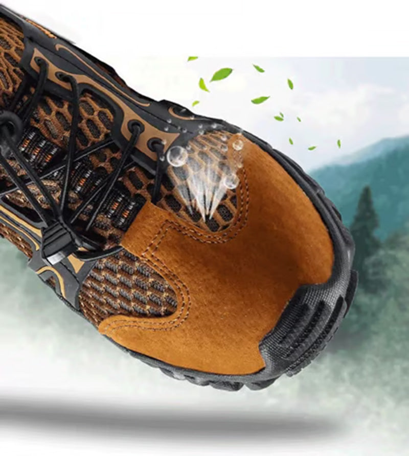 Men's Quick Dry Mesh Water Shoes for Beach, Hiking, Camping & Creek Walking