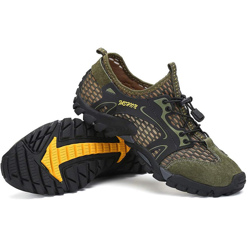 Men's Quick Dry Mesh Water Shoes for Beach, Hiking, Camping & Creek Walking