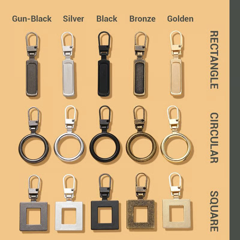 Tool-Free Detachable Zipper Pulls – Elevate Your Bags & Jackets with Modern Style