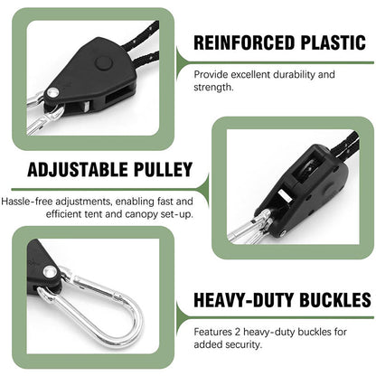 Portable Adjustable Fix Camping Rope
