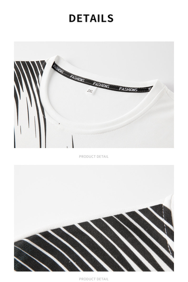 Men's Quick-Dry Breathable Athletic Sleeveless Shirts with Geometric Print