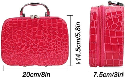 Premium Portable Sewing Kit with Faux Leather Case, Complete Home & Travel Sewing Supplies Set