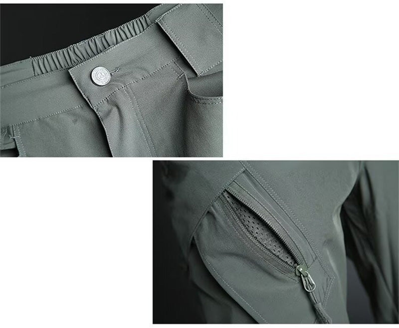 Men's Tactical Cargo Pants - Multi-Pocket Combat Trousers for Outdoor & Hiking (Belt Not Included)