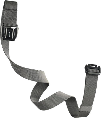 Men's Tactical Belt with Quick-Release Aluminum Buckle, 125cm(49.2")  Length Elastic Nylon Webbing Work & Everyday Belt