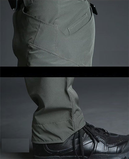 Men's Tactical Cargo Pants - Multi-Pocket Combat Trousers for Outdoor & Hiking (Belt Not Included)