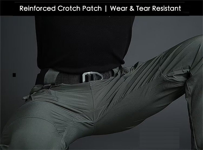 Men's Tactical Cargo Pants - Multi-Pocket Combat Trousers for Outdoor & Hiking (Belt Not Included)