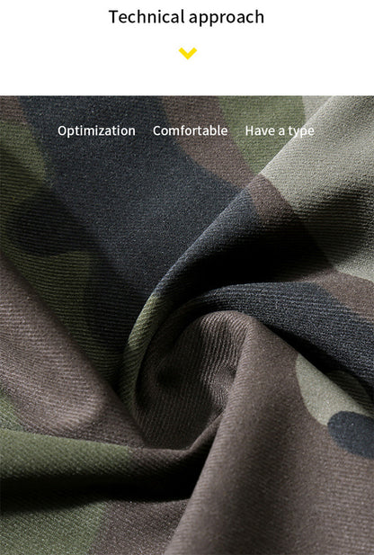 Men's Summer Camouflage Cargo Shorts - Lightweight Quick-Dry Athletic Shorts with Utility Pockets