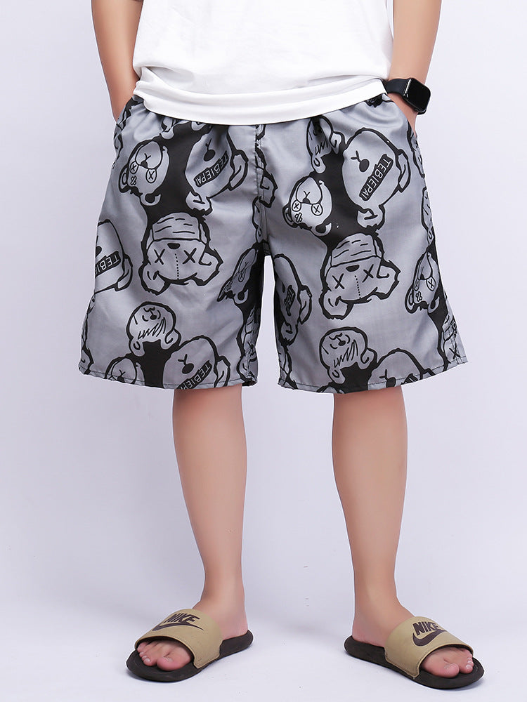 Men's Loose Fit Quick Dry Lightweight Beach Shorts - 2-Pack