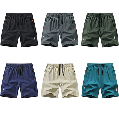 Lightweight Quick Dry Men's Shorts with Zip Pockets