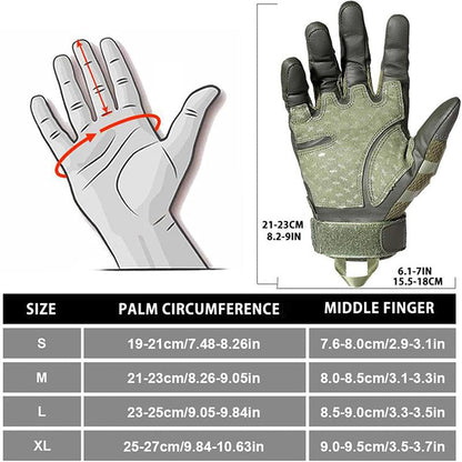 High Sensitivity Touch Screen Outdoor Tactical Training Glove