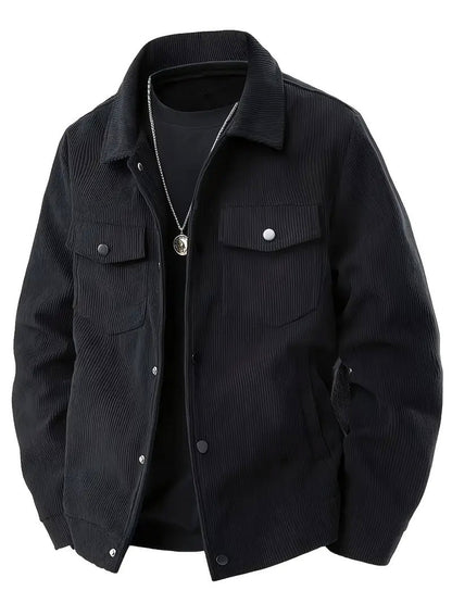 Men's Corduroy Button-Front Jacket
