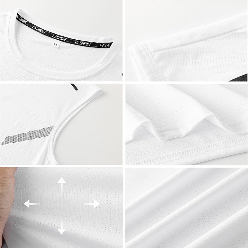 Men's Summer Running Sleeveless Shirt - Breathable & Quick-Dry