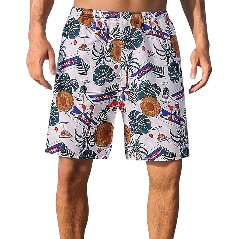 Men's Loose Fit Quick Dry Lightweight Beach Shorts - 2-Pack