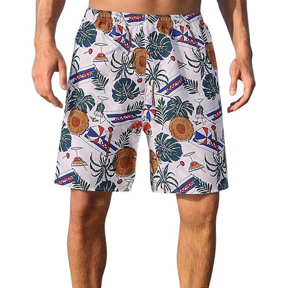 Men's Loose Fit Quick Dry Lightweight Beach Shorts - 2-Pack