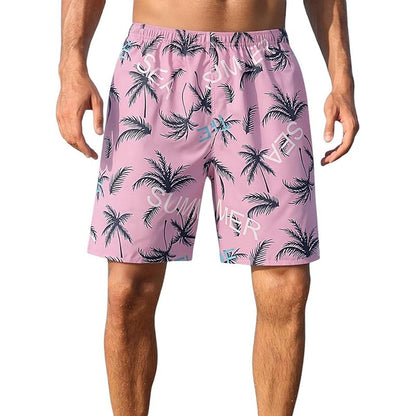 Men's Loose Fit Quick Dry Lightweight Beach Shorts - 2-Pack