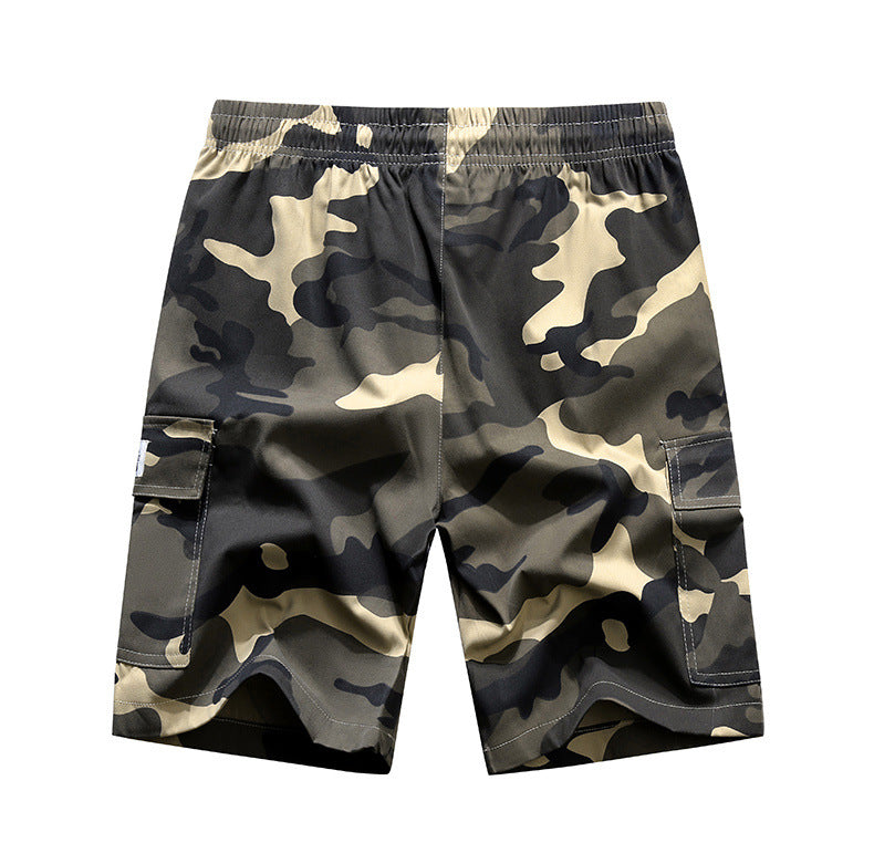 Men's Summer Camouflage Cargo Shorts - Lightweight Quick-Dry Athletic Shorts with Utility Pockets