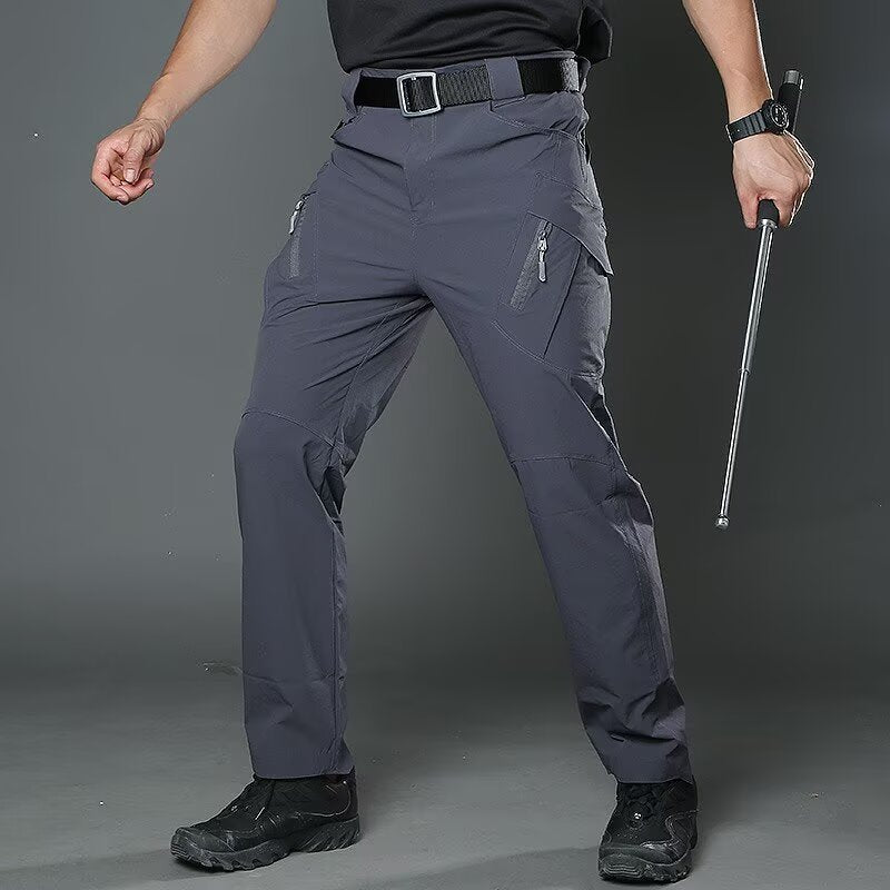 Men's Tactical Cargo Pants - Multi-Pocket Combat Trousers for Outdoor & Hiking (Belt Not Included)