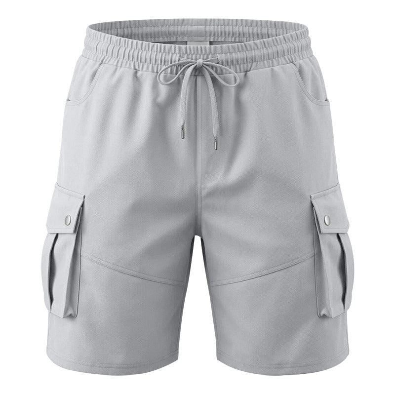 Men's Wrinkle-Resistant Utility Shorts - Multi-Pocket Cargo Shorts for Everyday