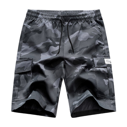 Men's Summer Camouflage Cargo Shorts - Lightweight Quick-Dry Athletic Shorts with Utility Pockets