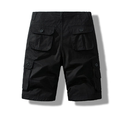 Men’s Pure Cotton Multi-Pocket Cargo Shorts