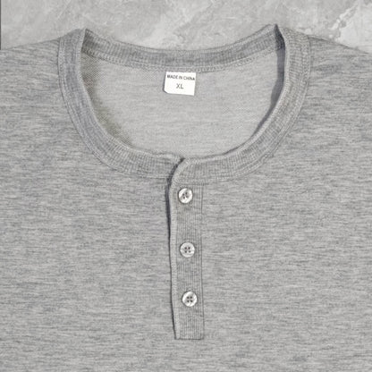Men Henley Sleeveless Tank Top Quick Dry Gym Workout Shirt