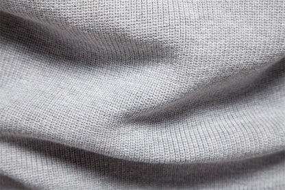 Men's Colorblock Quarter Zip Business Casual Sweater