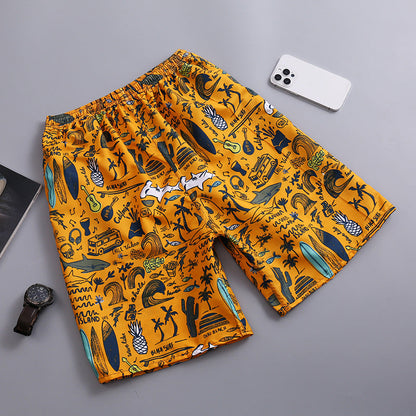 Men's Loose Fit Quick Dry Lightweight Beach Shorts - 2-Pack