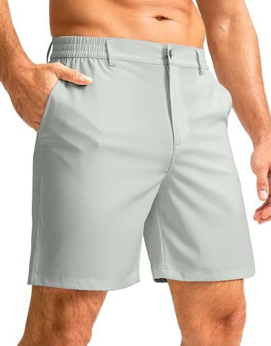 Men's 7" Stretch Golf Casual Shorts 3 Pockets Quick Dry