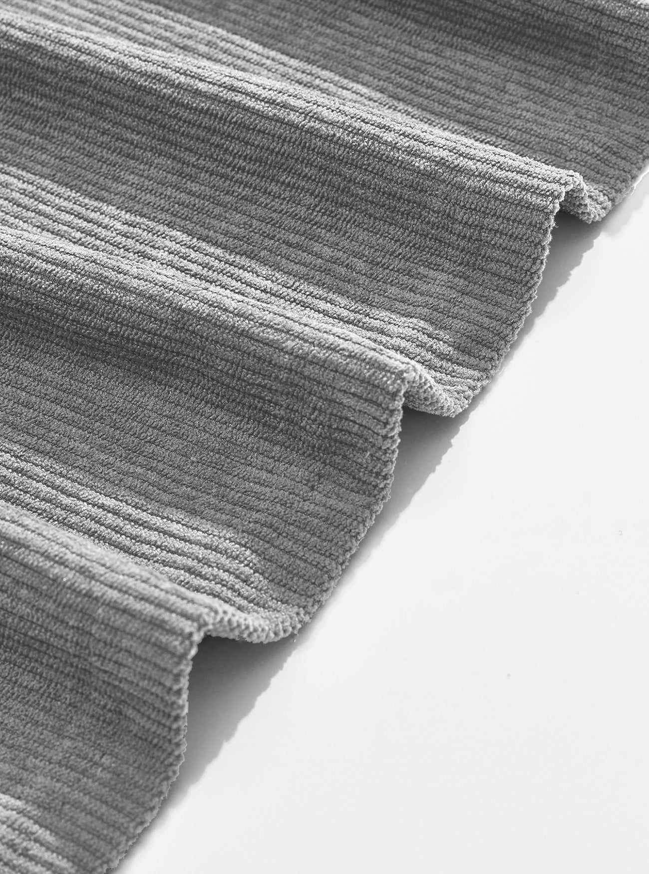 Men's Corduroy Quarter Placket Pullover – Leather Elbow Patches for Spring & Fall