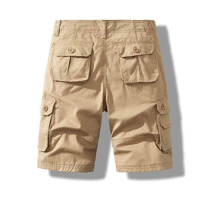 Men’s Pure Cotton Multi-Pocket Cargo Shorts