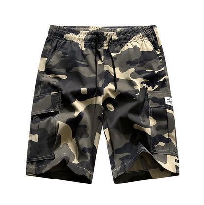 Men's Summer Camouflage Cargo Shorts - Lightweight Quick-Dry Athletic Shorts with Utility Pockets