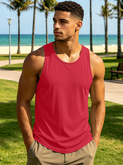 5-Pack Men's Quick-Dry Athletic Tank Tops