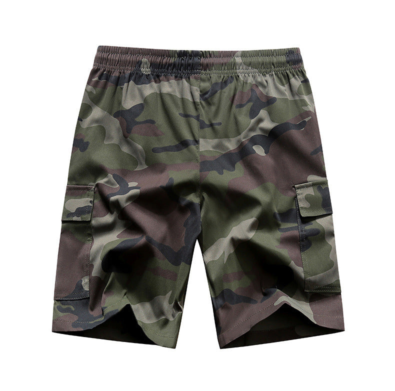 Men's Summer Camouflage Cargo Shorts - Lightweight Quick-Dry Athletic Shorts with Utility Pockets