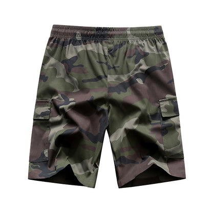 Men's Summer Camouflage Cargo Shorts - Lightweight Quick-Dry Athletic Shorts with Utility Pockets