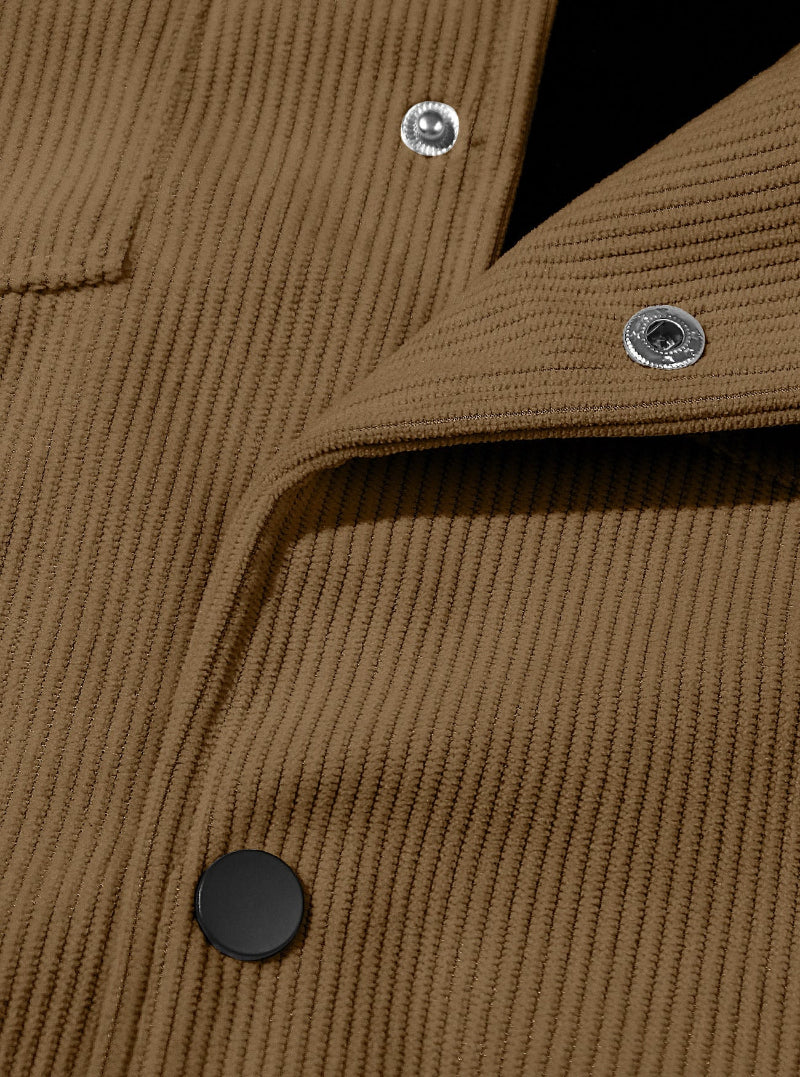 Men's Corduroy Button-Front Jacket