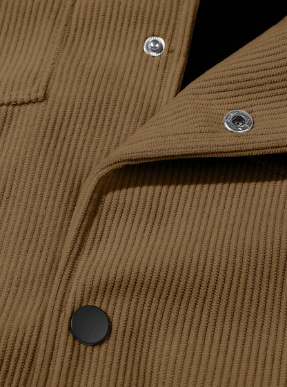 Men's Corduroy Button-Front Jacket