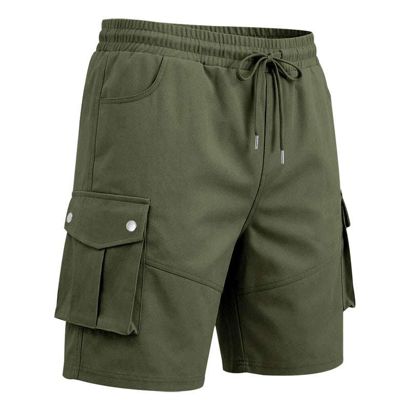 Men's Wrinkle-Resistant Utility Shorts - Multi-Pocket Cargo Shorts for Everyday