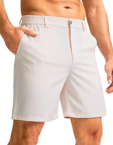Men's 7" Stretch Golf Casual Shorts 3 Pockets Quick Dry